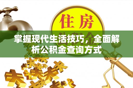 龙华新区掌握现代生活技巧，全面解析公积金查询方式