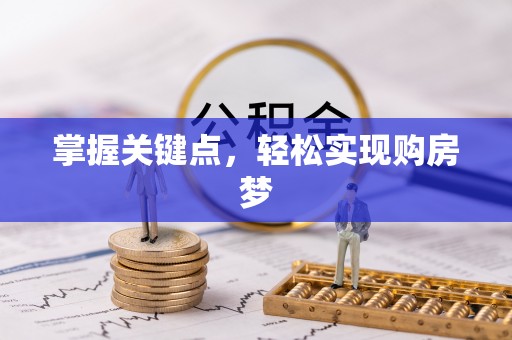 龙华新区掌握关键点，轻松实现购房梦
