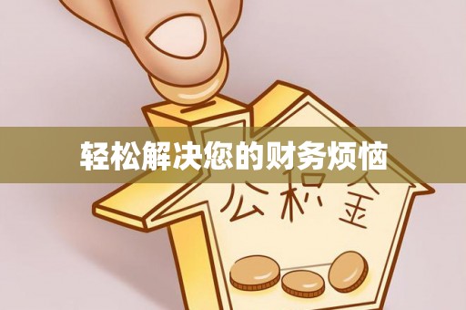 龙华新区轻松解决您的财务烦恼